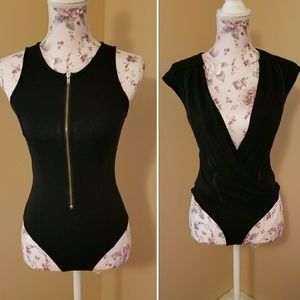 2/$30 black bodysuit